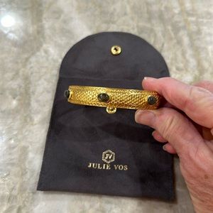 Julie Vos Monaco Stone Hinge Bangle